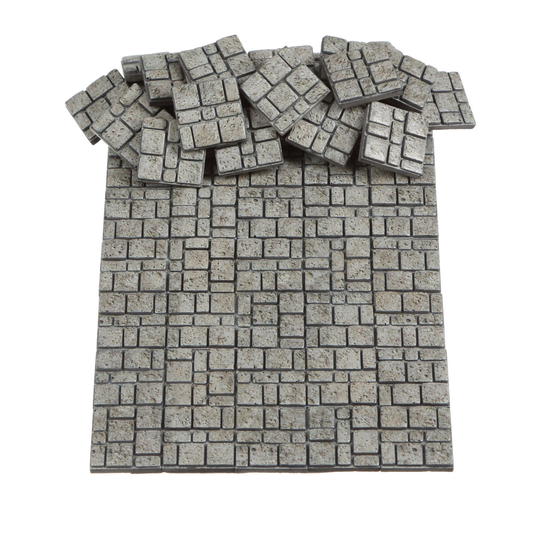 Dollhouse Miniature Paving Stones for Dioramas, Fairy Gardens & Tabletop Terrain