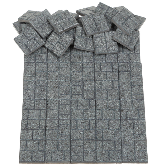 Dollhouse Miniature Paving Stones for Dioramas, Fairy Gardens & Tabletop Terrain