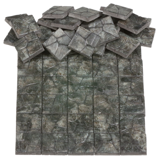 Dollhouse Miniature Paving Stones for Dioramas, Fairy Gardens & Tabletop Terrain