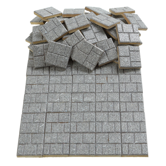 Dollhouse Miniature Paving Stones for Dioramas, Fairy Gardens & Tabletop Terrain
