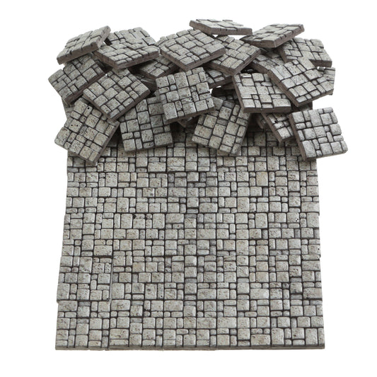 Dollhouse Miniature Paving Stones for Dioramas, Fairy Gardens & Tabletop Terrain