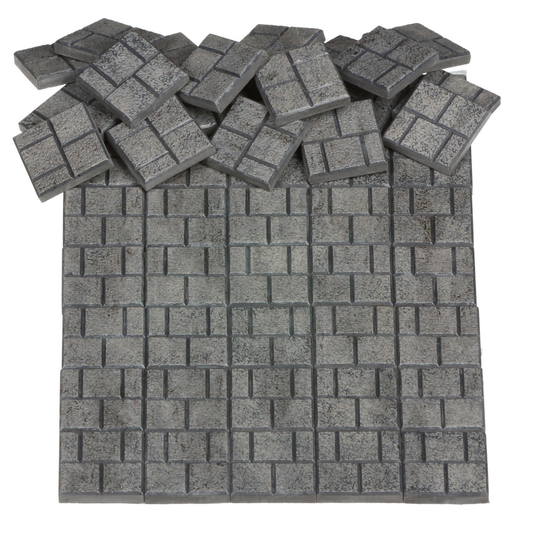 Dollhouse Miniature Paving Stones for Dioramas, Fairy Gardens & Tabletop Terrain