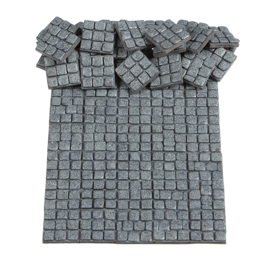 Dollhouse Miniature Paving Stones for Dioramas, Fairy Gardens & Tabletop Terrain