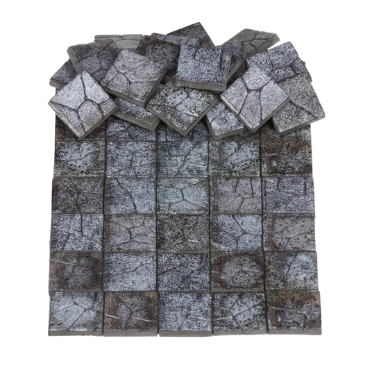 Dollhouse Miniature Paving Stones for Dioramas, Fairy Gardens & Tabletop Terrain