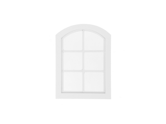 Dollhouse Window, 1:12 Scale Miniature Dollhouse Furniture Window Frame, 6-pane Window Frame Model for Dolls Houses Decoration