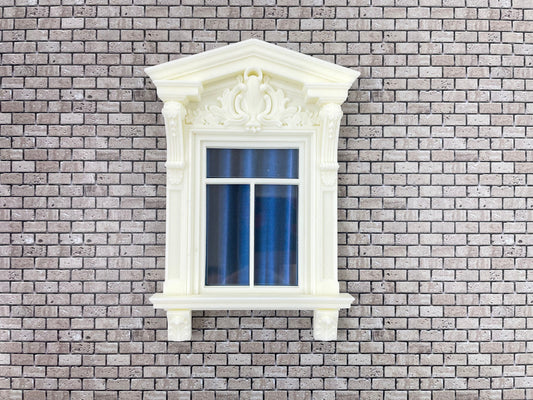 1:12 Scale Miniature dollhouse window, unpainted