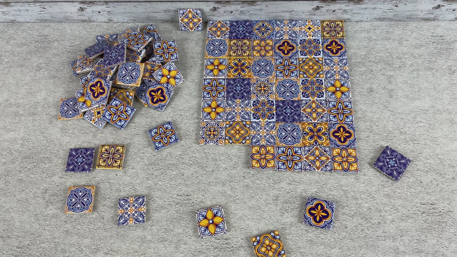 1:12 Scale Miniature Ceramic Tiles for Realistic Dollhouse Flooring, Wall Mosaics, and Crafts Tile Coasters